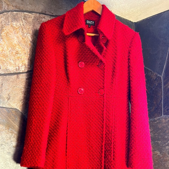 Beautiful size small red jacket from Suzy Shier. - Picture 1 of 7